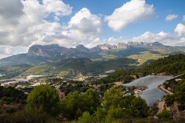 Les Fonts d'Algar (Callosa d'en Sarrià, Alicante) pueblo