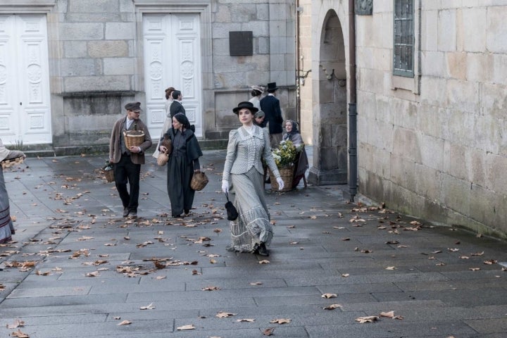Martina Cariddi, como Catalina, en un momento de Las hijas de la criada.