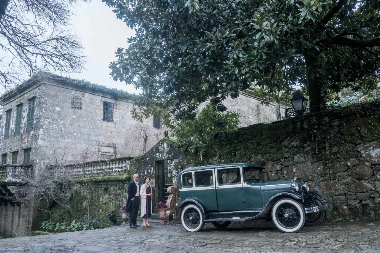 Exterior del Pazo de Faramello, elegido para convertirse en el pazo ficticio de la novela.