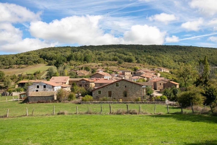 Vista general de la aldea