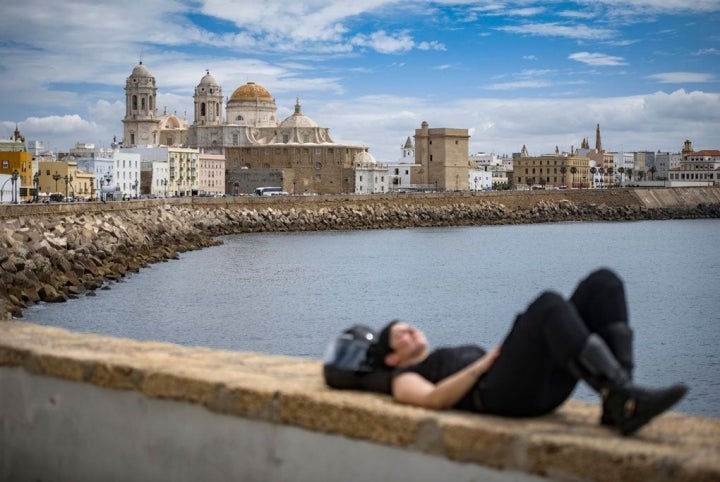 Desde la Avenida Campo del Sur de Cádiz. Foto: Marcos Moreno