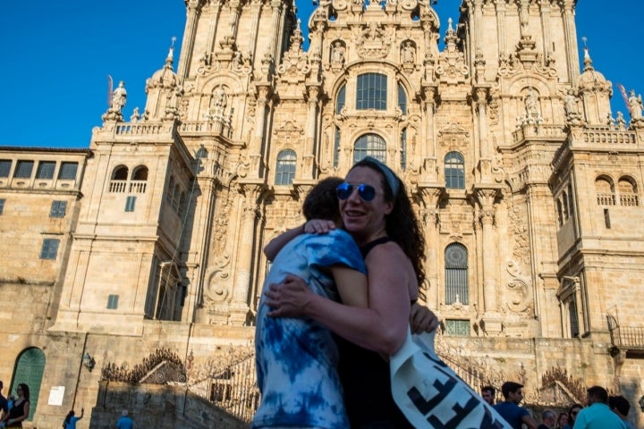 La catedral con nuevo traje, testigo de todas las emociones.