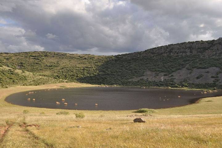 Laguna de la hoya de Cervera, en el municipio de Almagro.