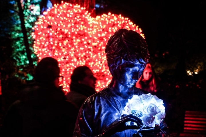 La Rotonda de los Corazones en el Jardín Botánico.