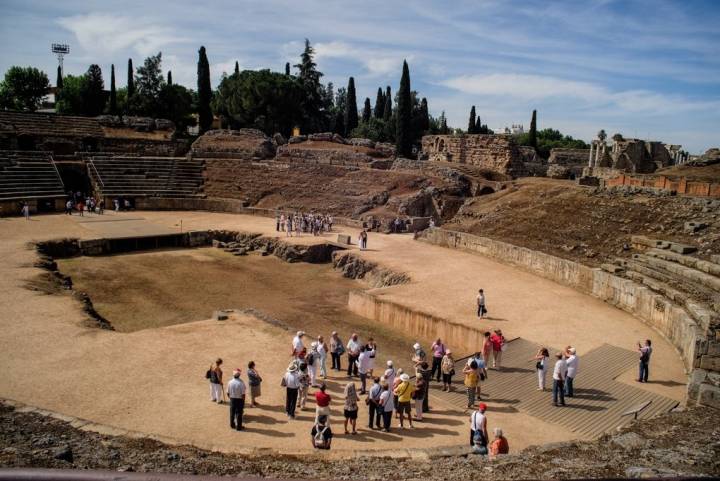 En este recinto se celebraban las luchas gladiatorias, que nos recuerdan películas como 'Gladiator'.
