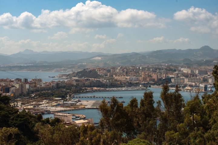 Mirador de Ceuta: San Antonio en el Monte Hacho
