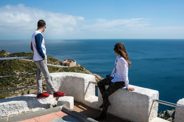 Miradores de Ceuta: mirador del Desnarigado