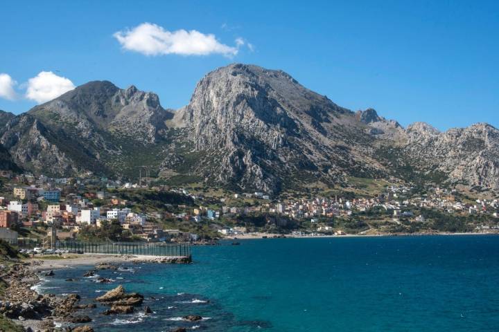Mirador de Ceuta: La Mujer Muerta desde Benzú