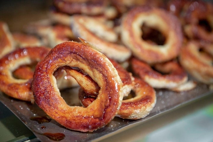 Rollos embusteros, dulces típicos de la provincia de Teruel.