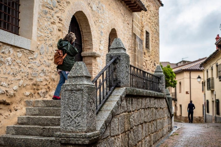 La iglesia de Montejo, un barroco interesante en estas tierras.