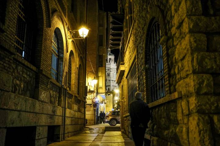Una calle cualquiera de Teruel peatonal