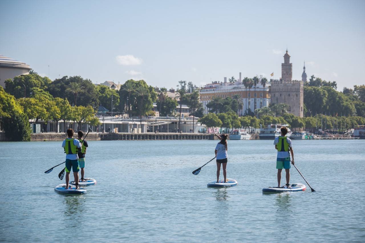 Sevilla desde una tabla de surf