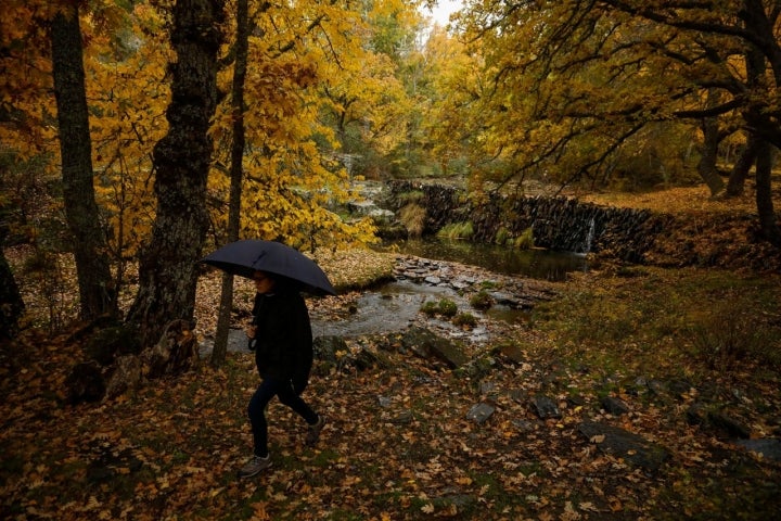 Pueblos negros lluvia