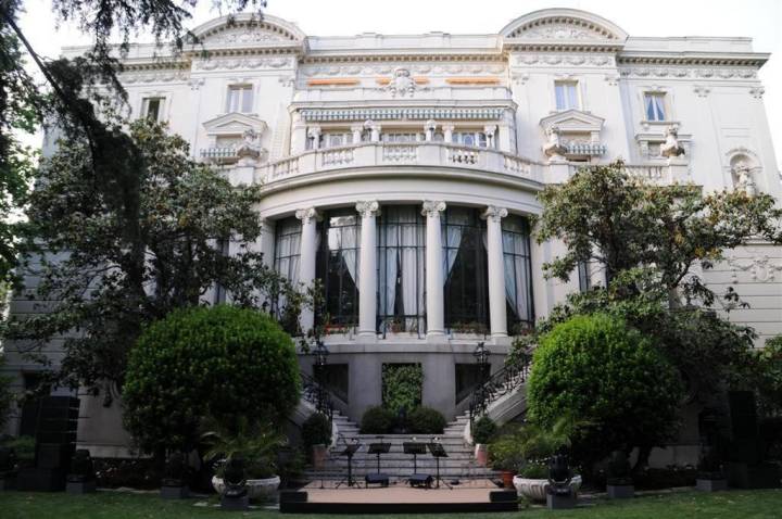 Fachada principal de la sede de la embajada de Italia en Madrid. Foto: Cedida.