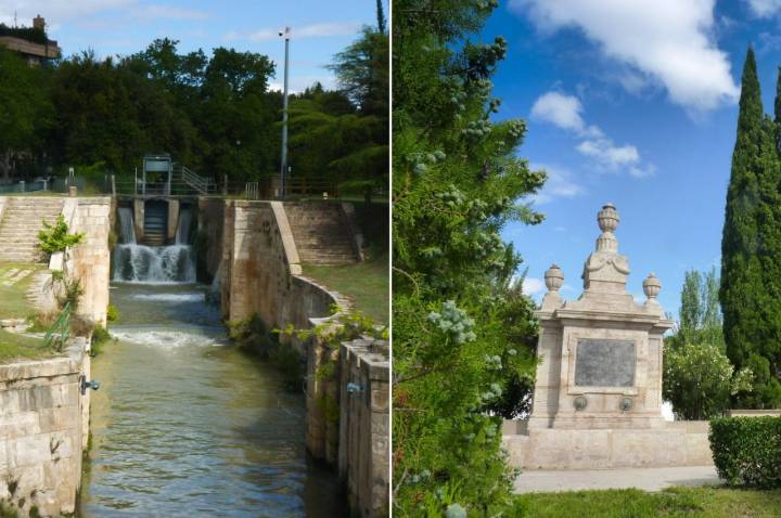 Parques de Zaragoza: Canal Imperial de Aragón (canales y Fuente de los Incrédulos)