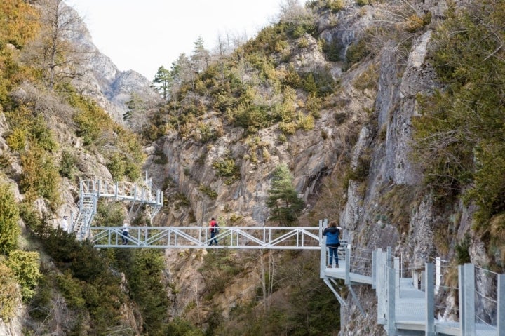 Pasarelas Panticosa (Huesca): estructura metálica