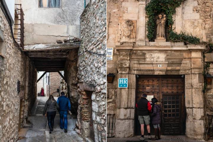 Pontidos y puerta de la posada San José en la ronda de Julián Romero de Cuenca