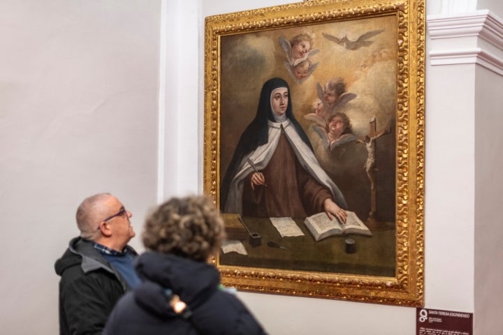 Retrato de Santa Teresa en el Carmen. Puede ser el que más se acerca a su aspecto. 