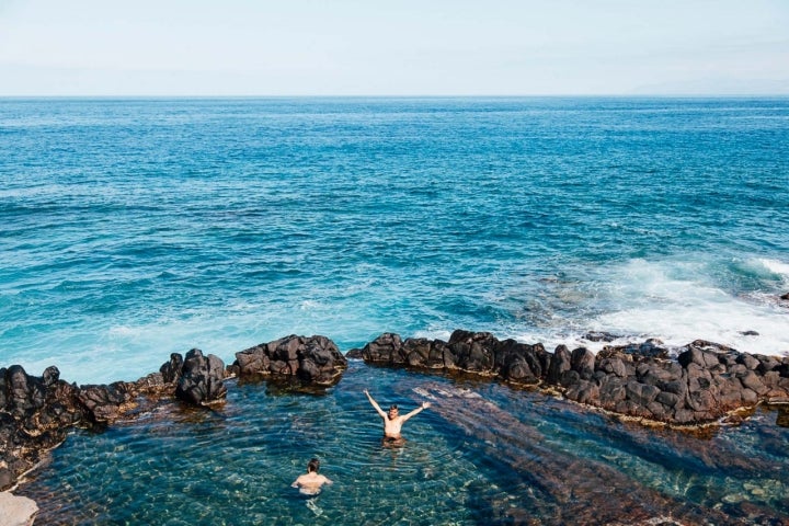 El Charco Los Chochos, una 'infinity-pool' natural de lujo. Foto: Rocío Eslava.