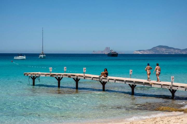 Playas de Formentera: Ses Illetes (muelle)