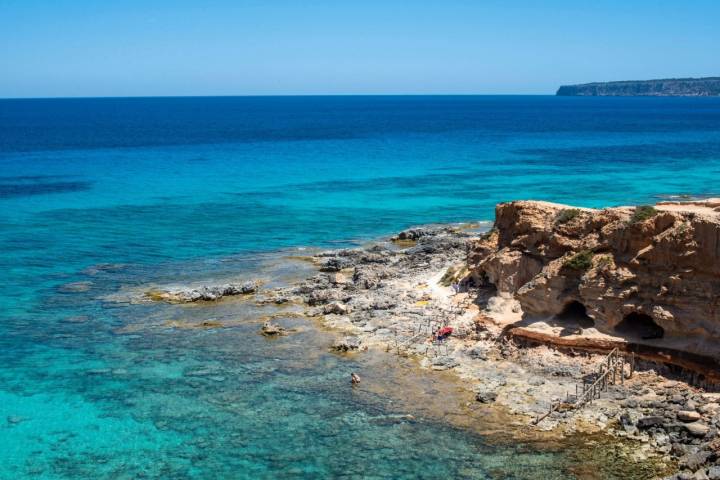 Playas de Formentera: Cala en Baster