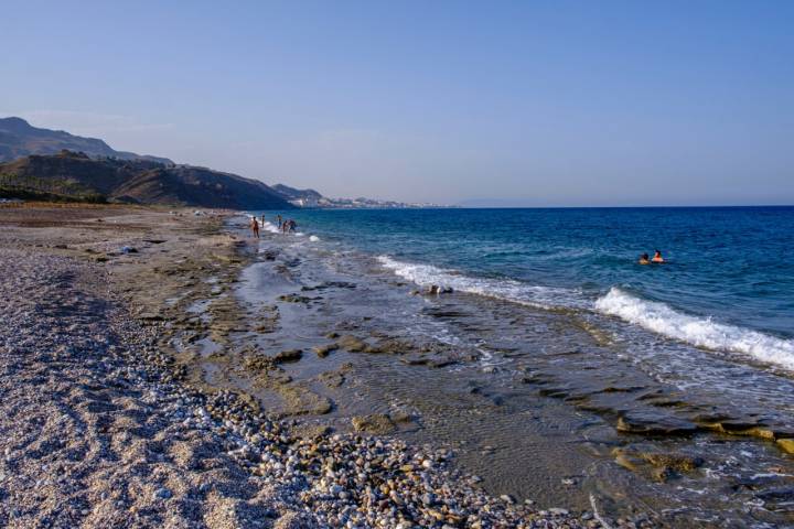 Playa de Macenas en Mojacar, Almería