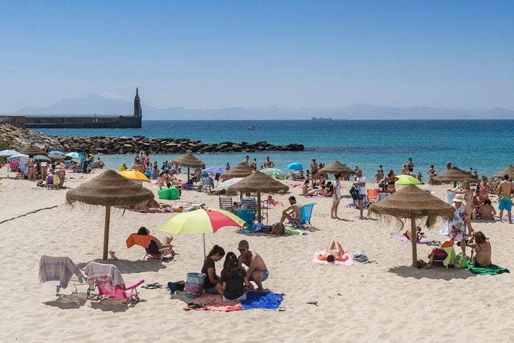 Playa Chica, una de las favoritas de los tarifeños. Foto: Stefan Schmidt.