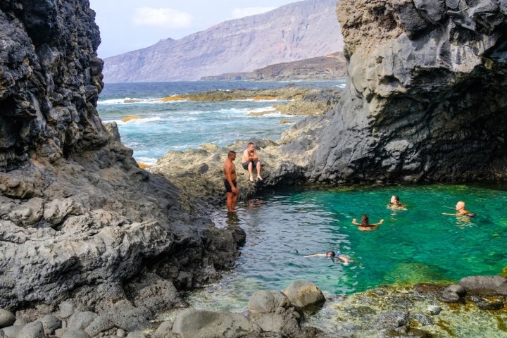 La piscina natural de Charco Azul, en El Hierro