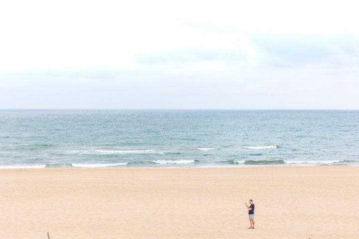 Arenal de la playa de Xeraco