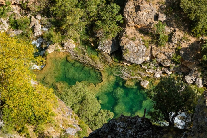 A 70 m sobre el río, el Ventano del Diablo ofrece unas vistas únicas del cañón del Júcar.