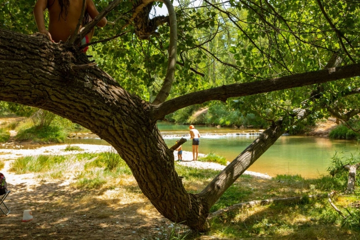 El hermoso paraje del Tablazo se puede disfrutar con peques.