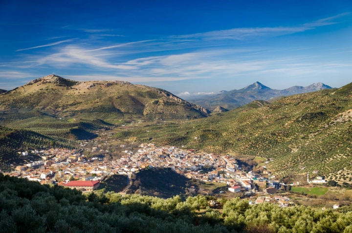 Panorámica de Valdepeñas de Jaén. 