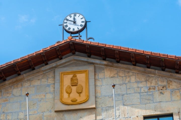 Detalle del Ayuntamiento de Astigarraga.