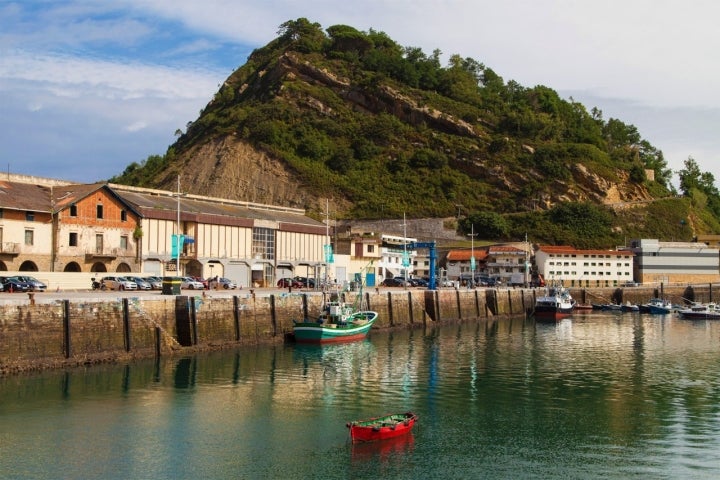 El puerto pesquero de Getaria.
