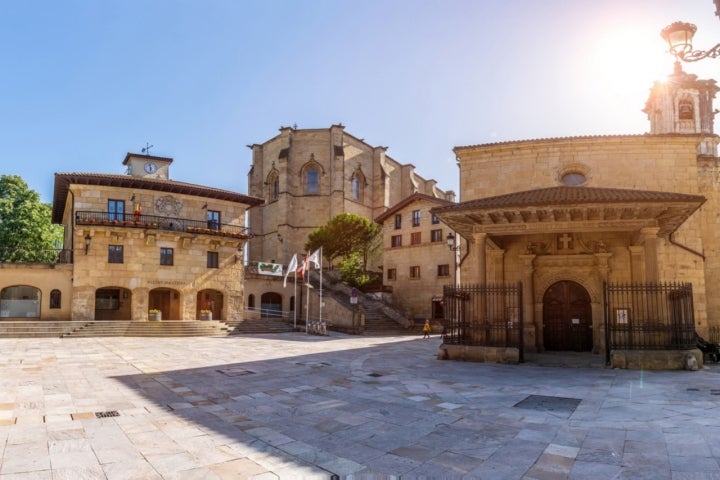 El casco urbano de Lezo.