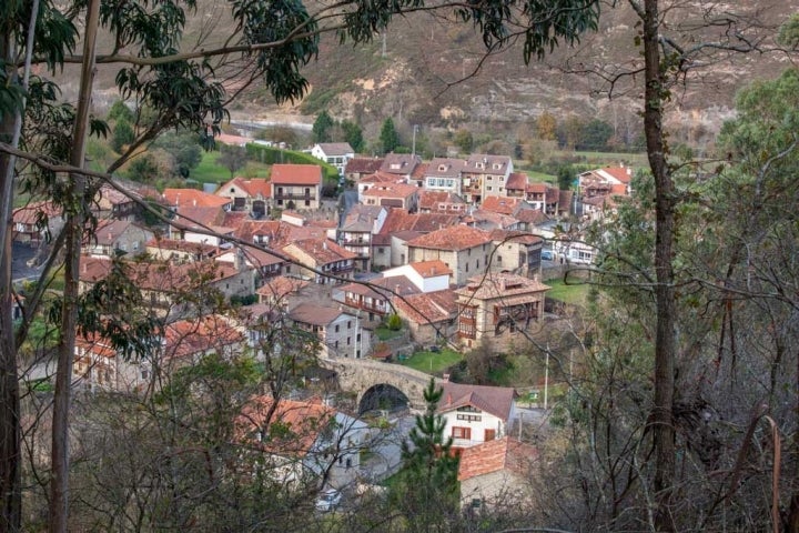 Cosío desde las alturas. Foto: Ayuntamiento de Cosío