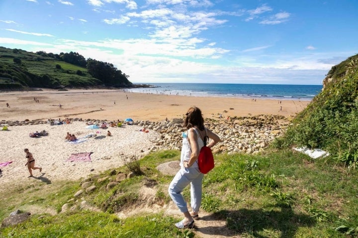 Playa de Luaña, en Cócebres. Foto: José García