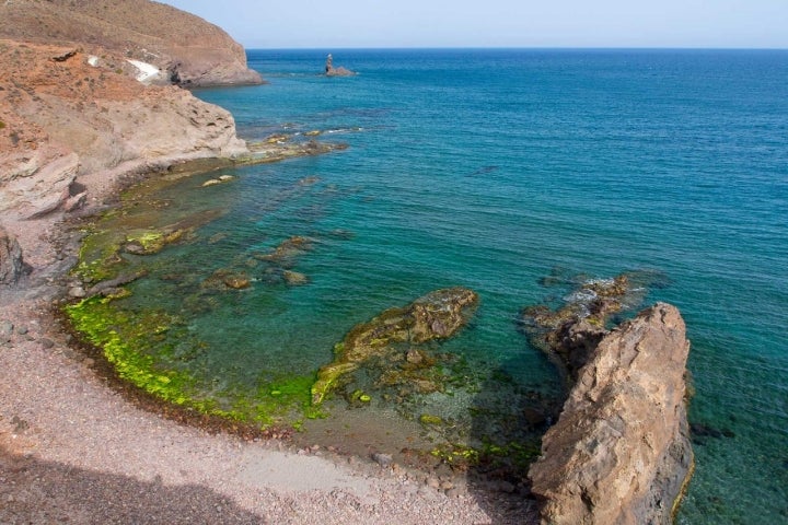 Vista de la Cala Rajá