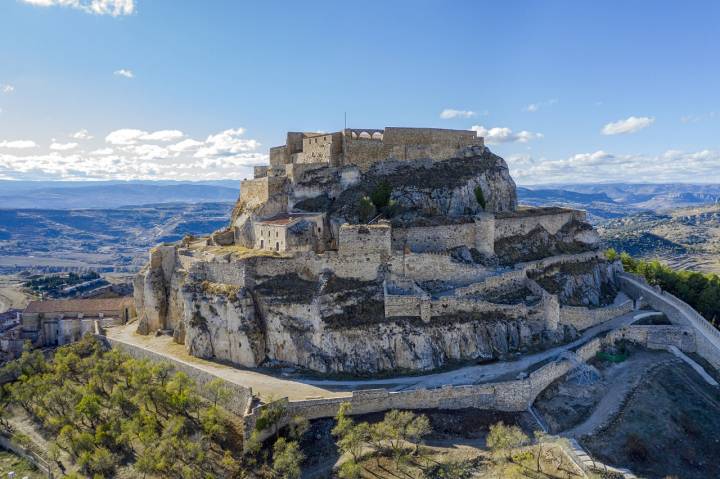El imponente castillo de Morella. Foto: Agefotostock