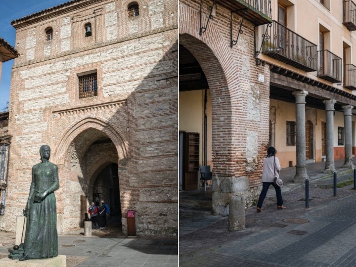 Escultura de Isabel la Católica en Arévalo (Ávila).