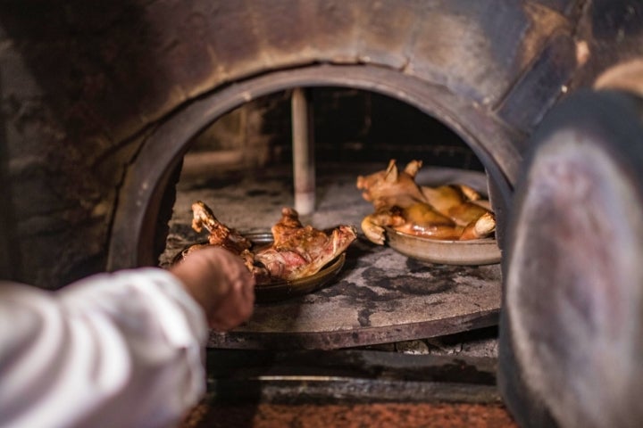 Horno del asador Las Cubas en Arévalo (Ávila).