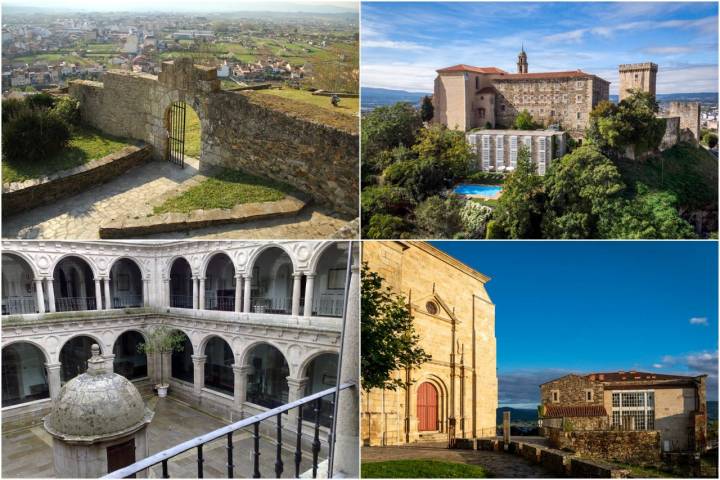 El Palacio de los Condes de Lemo y el Monasterio de San Vicente albergan el Parador de Monforte. Foto: Paradores
