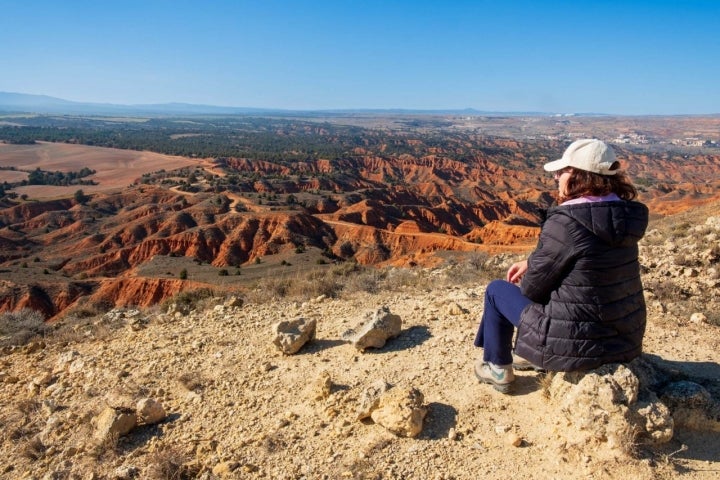 Mirador desde la cima de la rambla de Barrachina