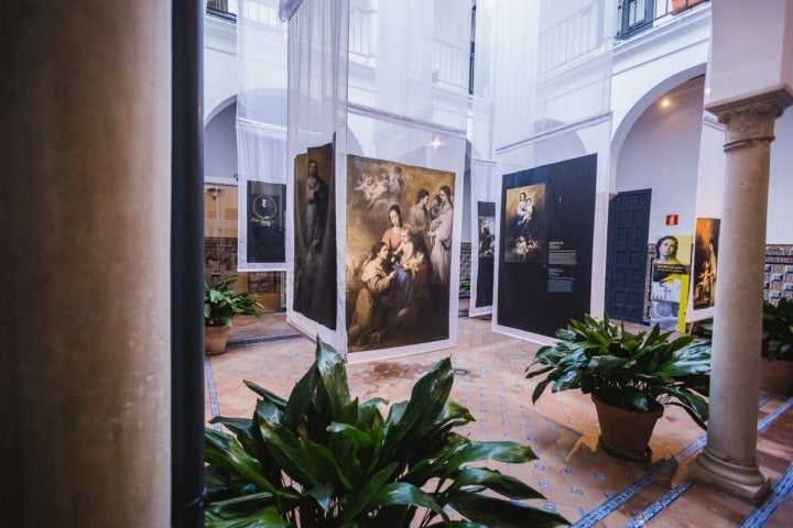 Vista del interior del Museo Casa Murillo en Sevilla.