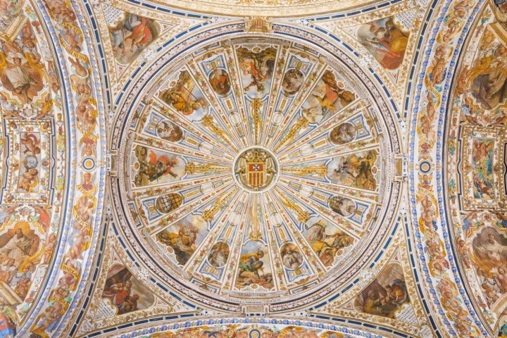 Detalle de la cúpula del antiguo convento de La Merced, hoy sede del Museo de Bellas Artes de Sevilla.