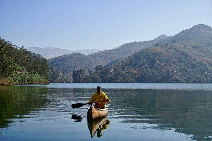 Asturias con los cinco sentidos: embalse de Arbón en canoa