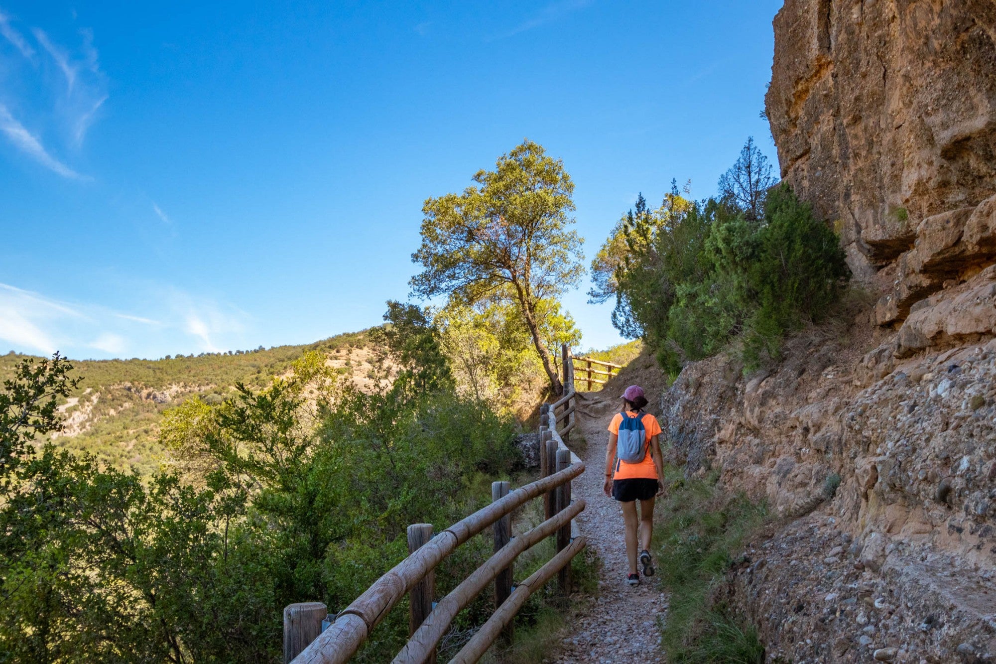 Somontano de Barbastro en el río Alcanadre, del Parque Natural de Guara (Huesca).