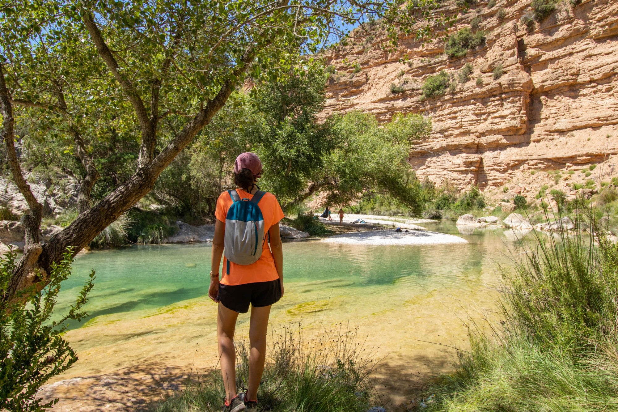 Fuente de la Tamara en el río Alcanadre, del Parque Natural de Guara (Huesca).