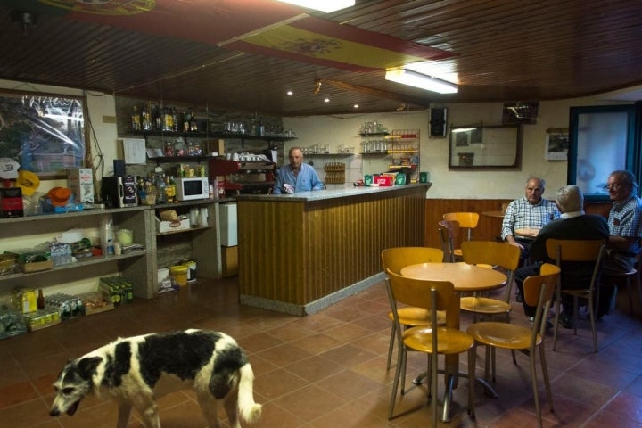 Un bar de Rio de Onor, la parte portuguesa del pueblo. Foto: Manuel Ruiz Toribio