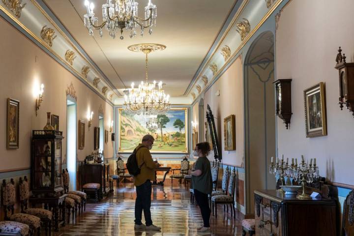 En las salas Borja y Cervellón se repasa la historia de las familias dueñas del Condado de Anna a partir del siglo XVII.